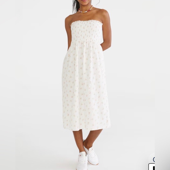 Aeropostale Dresses & Skirts - Aeropostale Floral Strapless Convertible 2 in 1 Dress/Skirt Size Large NWT